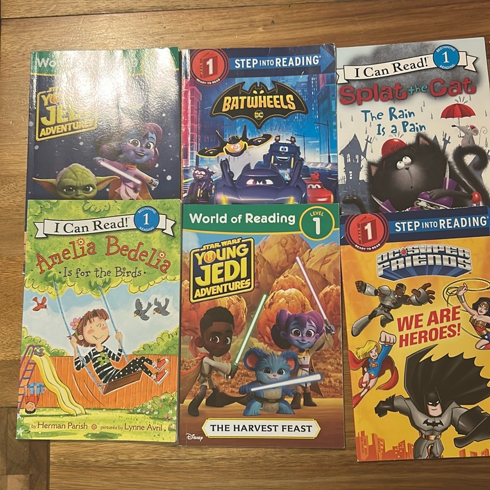children’s beginnner reading books level 1 and 2